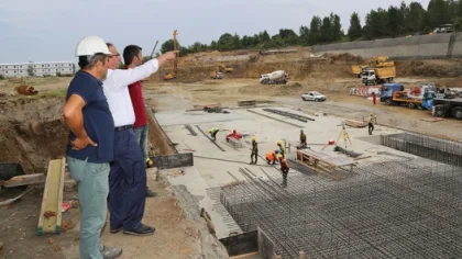 400 Odalı 5 Yıldızlı Otel İnşaatı Hızla İlerliyor