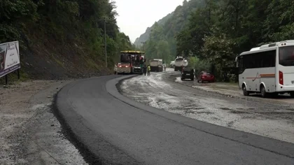 Mahmudiye'de Asfalt Çalışması Başladı