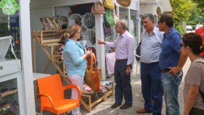 Sanat Sokağı'nı İncelediler
