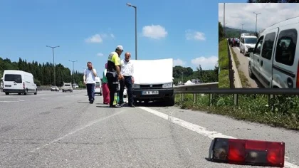 Sapanca'da Trafik Kazası: 1 Yaralı