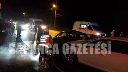 Sapanca'da Trafik Kazası: 3 Yaralı