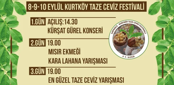 1. Kurtköy Taze Ceviz Festivali