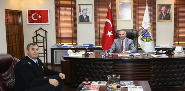 Alan'dan, Başkan Yılmazer'e Ziyaret