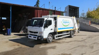 Araç Filosuna Yeni Bir Çöp Aracı Daha Eklendi