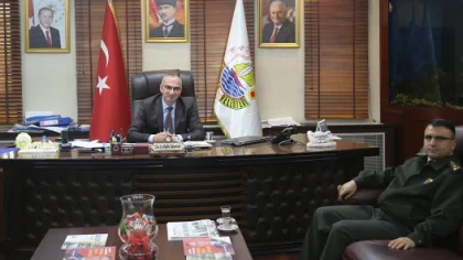 İl Jandarma Komutanından Yılmazer'e Ziyaret