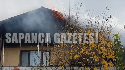 Sapanca'da Korkutan Yangın