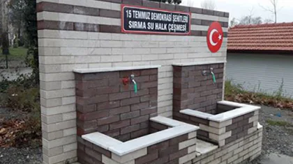 '15 Temmuz Çeşmelerinden Su Akmıyor'