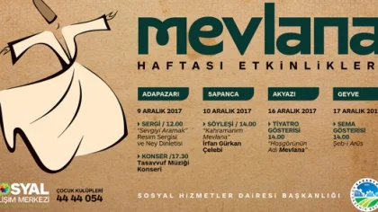 'Mevlana' Sgm'lerde Anılacak