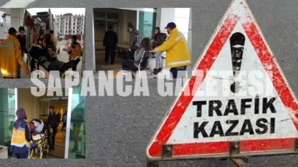 Sapanca'da Trafik Kazası: 3 Yaralı