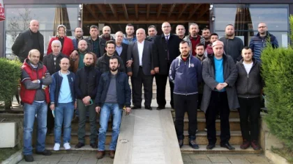Başkan Yılmazer, Berber Esnafını Ağırladı