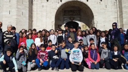 İstanbul'un Tarihi Yerlerini Gezdiler