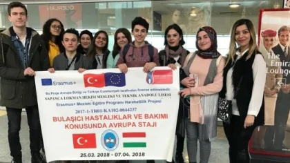 Öğrenciler Macaristan'a Gitti