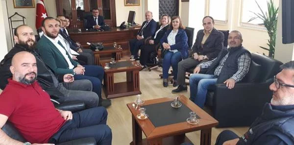 İYİ Parti'den Kaymakam Ada'ya Ziyaret
