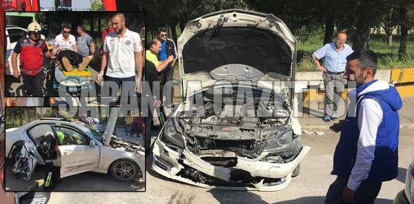 Sapanca'da Trafik Kazası: 1 Yaralı