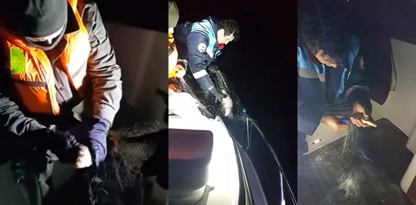 Sapanca Gölü'nde Gece Operasyonu