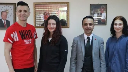 Şampiyonlardan Çelik'e Ziyaret