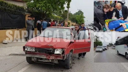 Sapanca'da Trafik Kazası: 1 Yaralı