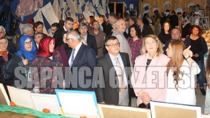 Sapanca Halk Eğitim Merkezi Sergisi Açıldı