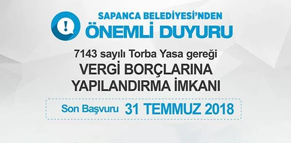Vergi Borçlarına Yapılandırma Fırsatı