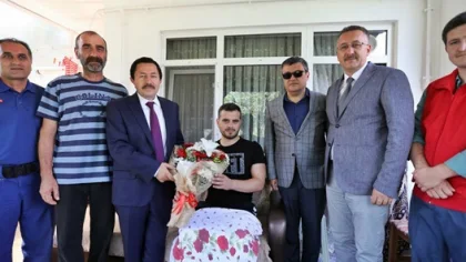 Balkanlıoğlu'ndan Gazi Çakıroğlu'na Ziyaret