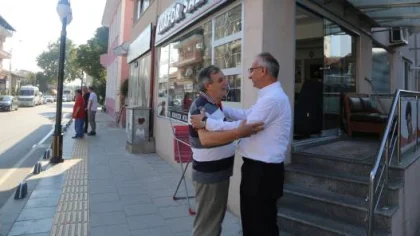 Başkan Yılmazer'den Esnaf Ziyareti