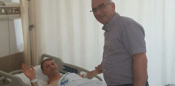 Yılmazer'den Geçmiş Olsun Ziyaretleri