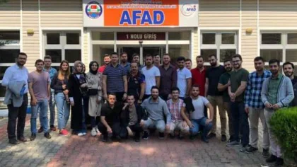 Sapanca'da Arama Kurtarma Eğitimi Aldılar