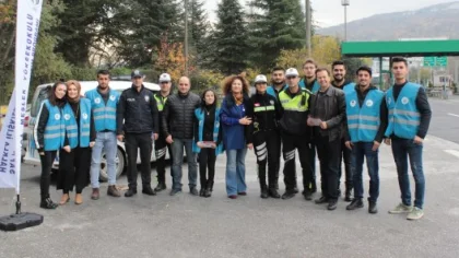 Öğrenciler Trafik Uygulamasına Katıldı