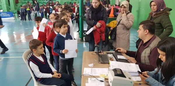 Öğrencilerin Sportif Yeteneklerini Tespit Ediyorlar