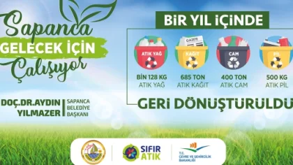 1 Yılda 1 Milyon 628 Kilo Evsel Atık Toplandı