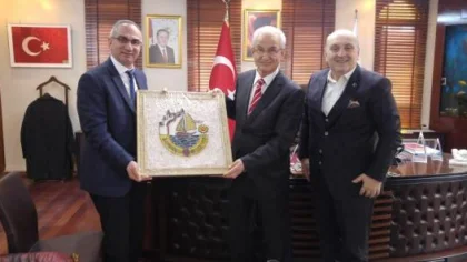 Şallı ve Duyar'dan Yılmazer'e Ziyaret