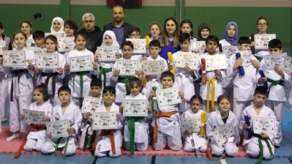 Sapanca'da Kuşak Terfi Heyecanı
