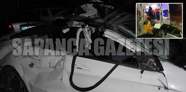Sapanca'da Trafik Kazası: 1 Ölü, 1 Yaralı