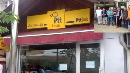 Sapanca Kurtköy Mahallesinde Kapatılan Ptt Şubesine Tepki