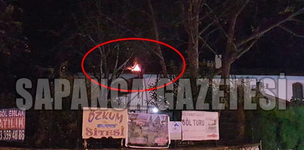 Çatı Yangını Korkuttu
