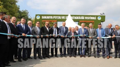 Sapanca İlçesinde Peyzaj ve Süs Bitkiciliği Festivali Başladı
