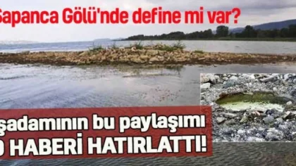 Gölde Define Efsanesi Hortladı