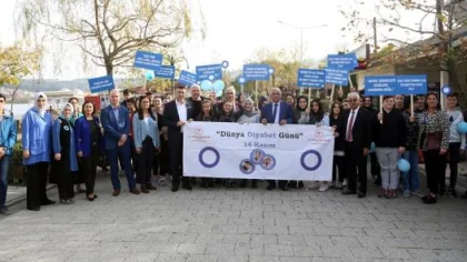 Sapanca'da Diyabet için Farkındalık Yürüyüşü