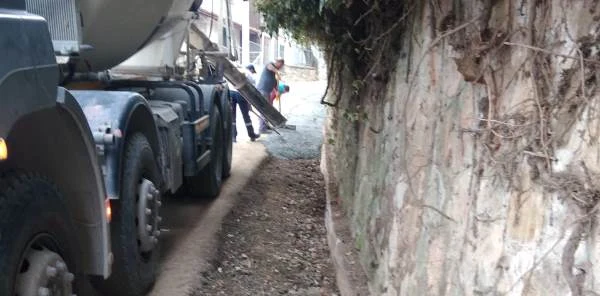 Yanık Mahallesi'nde Çalışmalar Devam Ediyor