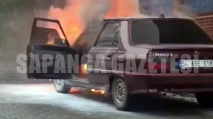 Park Halindeki Otomobil Yandı
