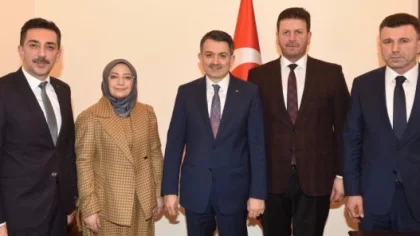 Başkan Özen Projeler için Bakan Pakdemirli ile Görüştü