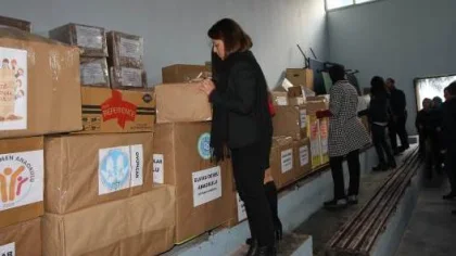 Minikler Elazığ'daki Kardeşlerini Unutmadı