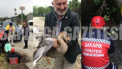 İtfaiyeden 3 Saatlik Kaz Kurtarma Operasyonu