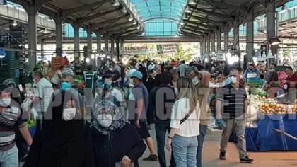 Yasak Öncesi Pazar Doldu Taştı