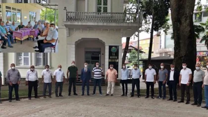 Sapanca Mahalle Muhtarları Taziye için Hendek İlçesine Gitti