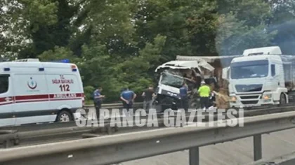TEM'de Feci Kaza 1 Ölü, 1 Yaralı