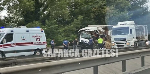 TEM'de Feci Kaza 1 Ölü, 1 Yaralı