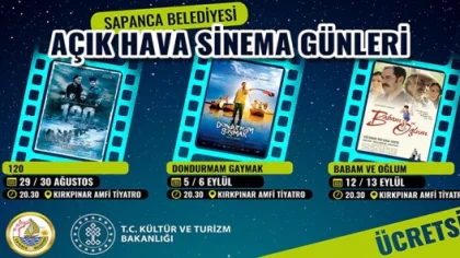 Açık Hava Sinema Akşamları Başlıyor