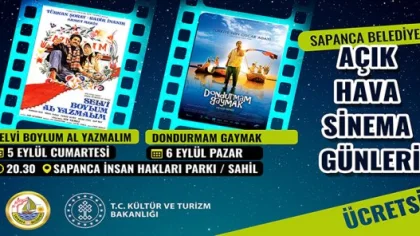 Açık Hava Sinema Etkinlikleri Devam Ediyor