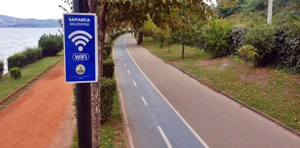 Uzunkum Yürüyüş ve Bisiklet Yolunda Ücretsiz Wifi Hizmeti Başladı